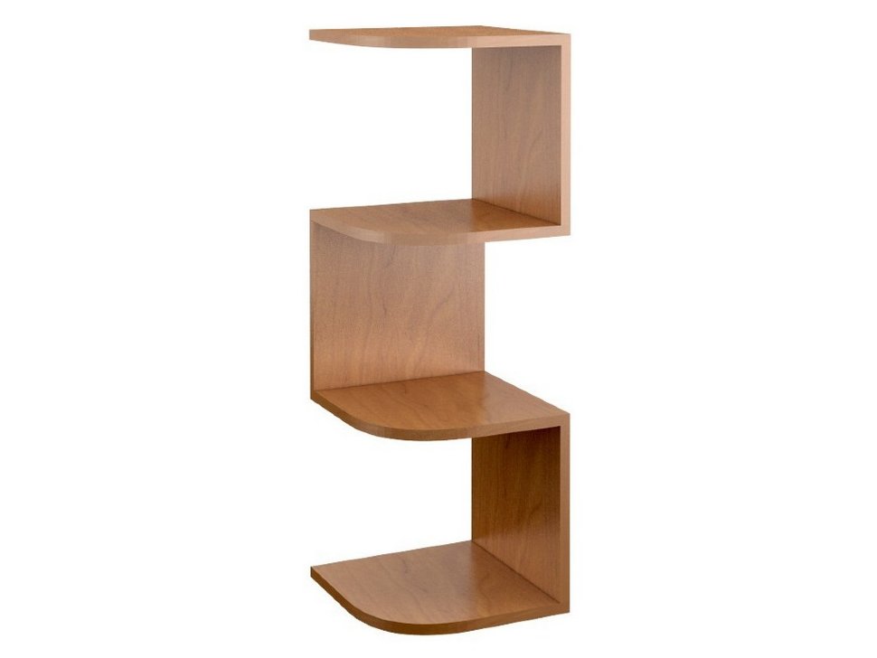 Угловая настенная полка Снейк-2