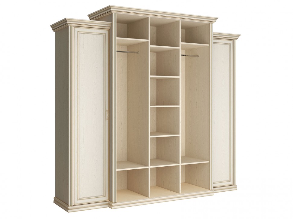 Распашной шкаф Шкаф 5-ти дверный с пеналами глухой Венето