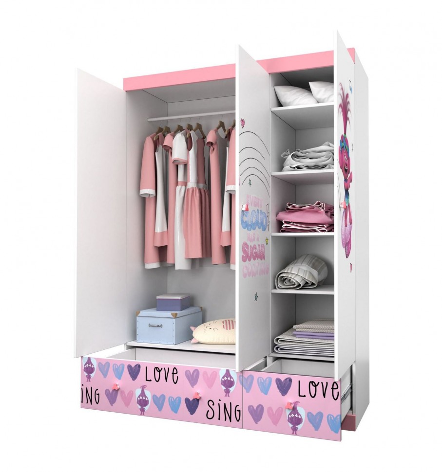 Шкаф детский Тролли