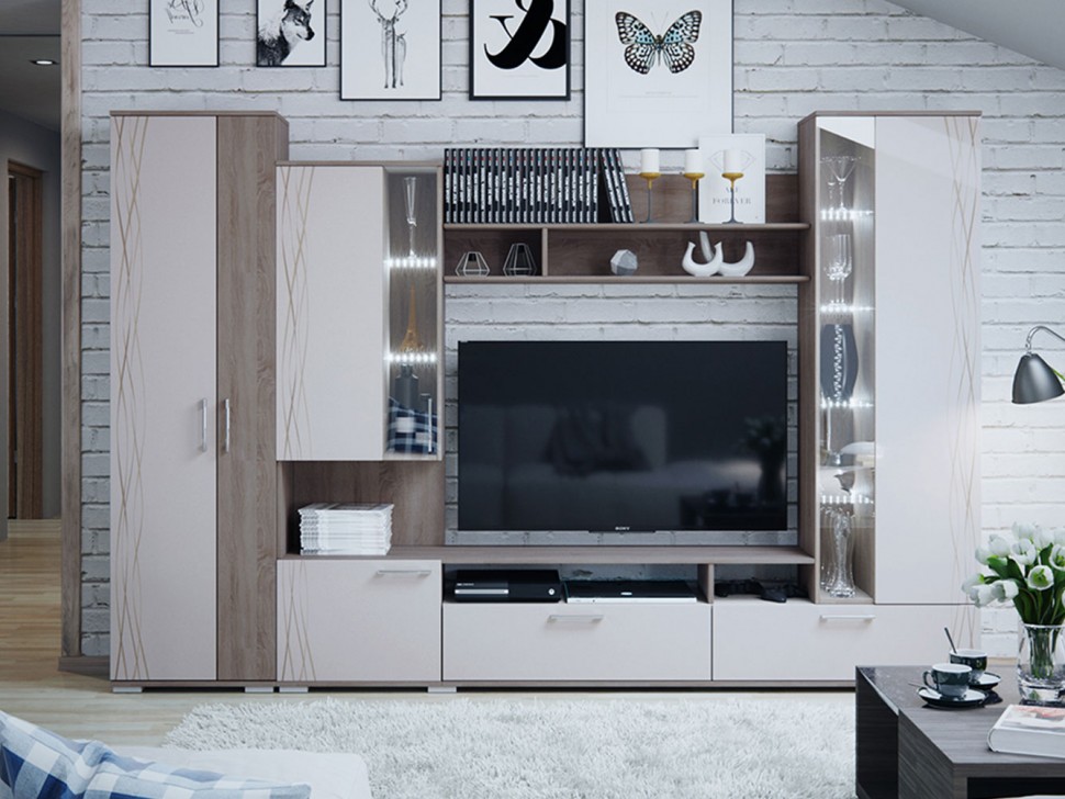 Гостиная Стенка для гостиной Флай