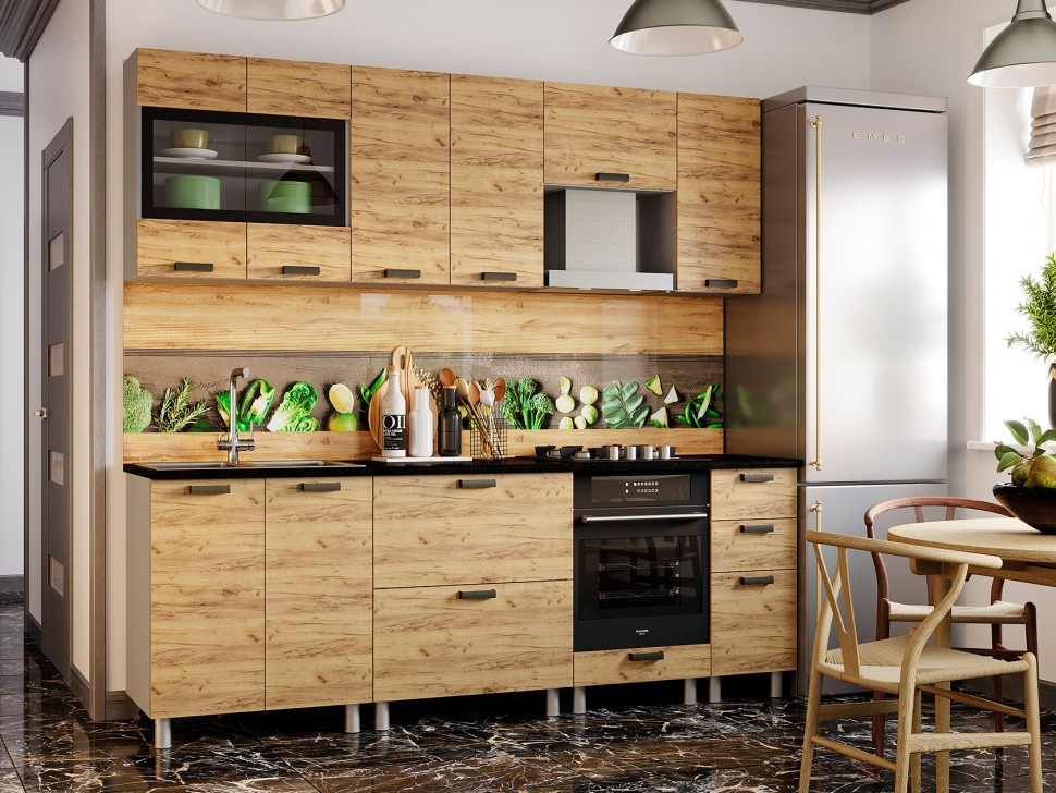 Кухонный гарнитур Крафт 260 см