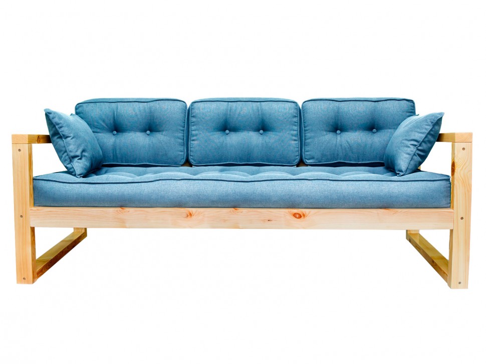 Прямой диван Диван Астер сосна натуральный
