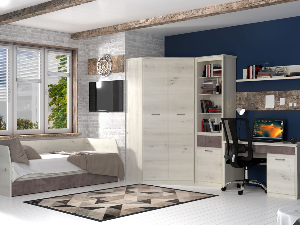 Распашной угловой шкаф Бьерк