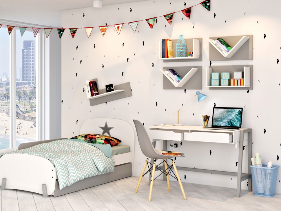 Письменный стол Стол письменный Polini kids Mirum 1440 низкий