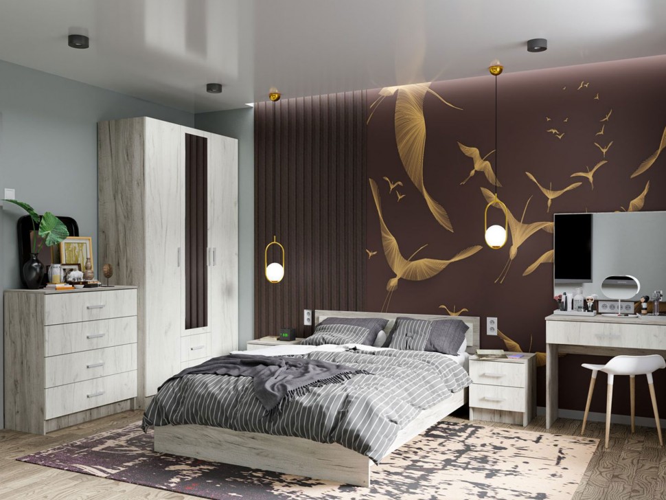 Прикроватная тумба Спальня ГАРМОНИЯ ТБ 601  (0,4х0,45х0,408)