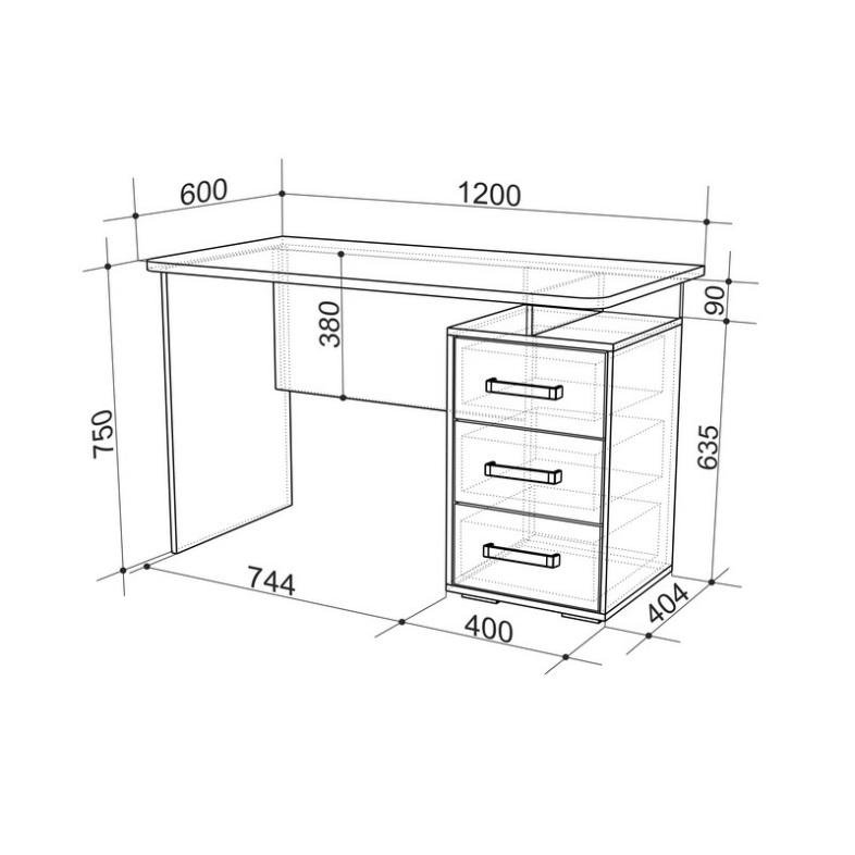 Компьютерный стол Лайт