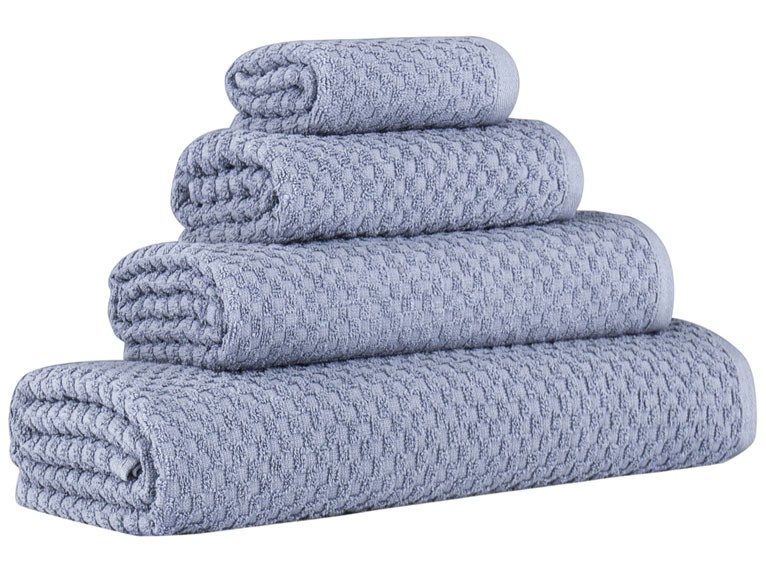 Полотенце махровое "KARNA" с жаккардом DAMA 90x180 см