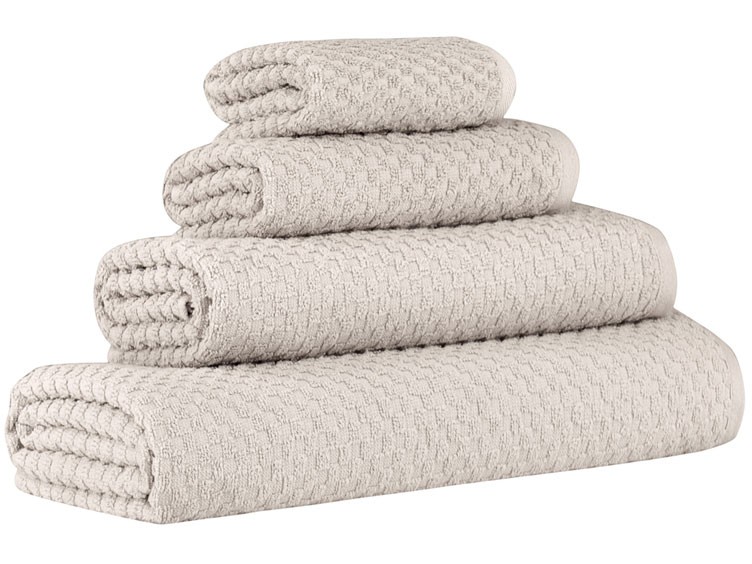 Полотенце махровое "KARNA" с жаккардом DAMA 90x180 см